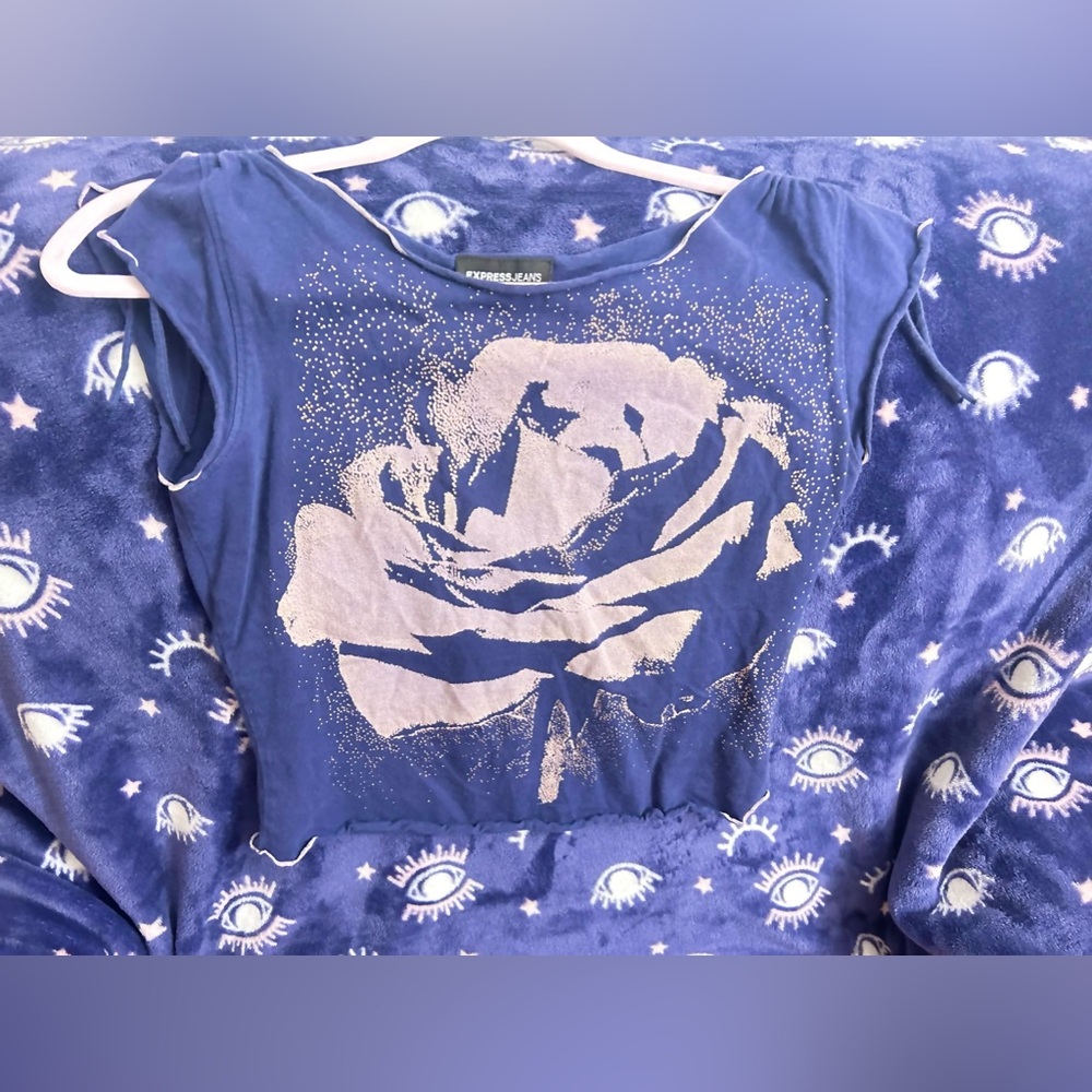 small express jeans flower top